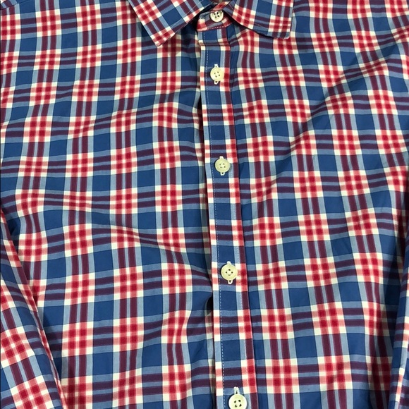 Jeremy argyle button down shirt red white blue - Picture 4 of 8